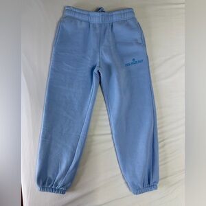 Pink Palm Puff Sweatpants-size SR